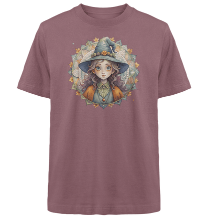 Kleine Hexe Mandala - Heavy Oversized Organic Shirt - ArtfulShenwyn