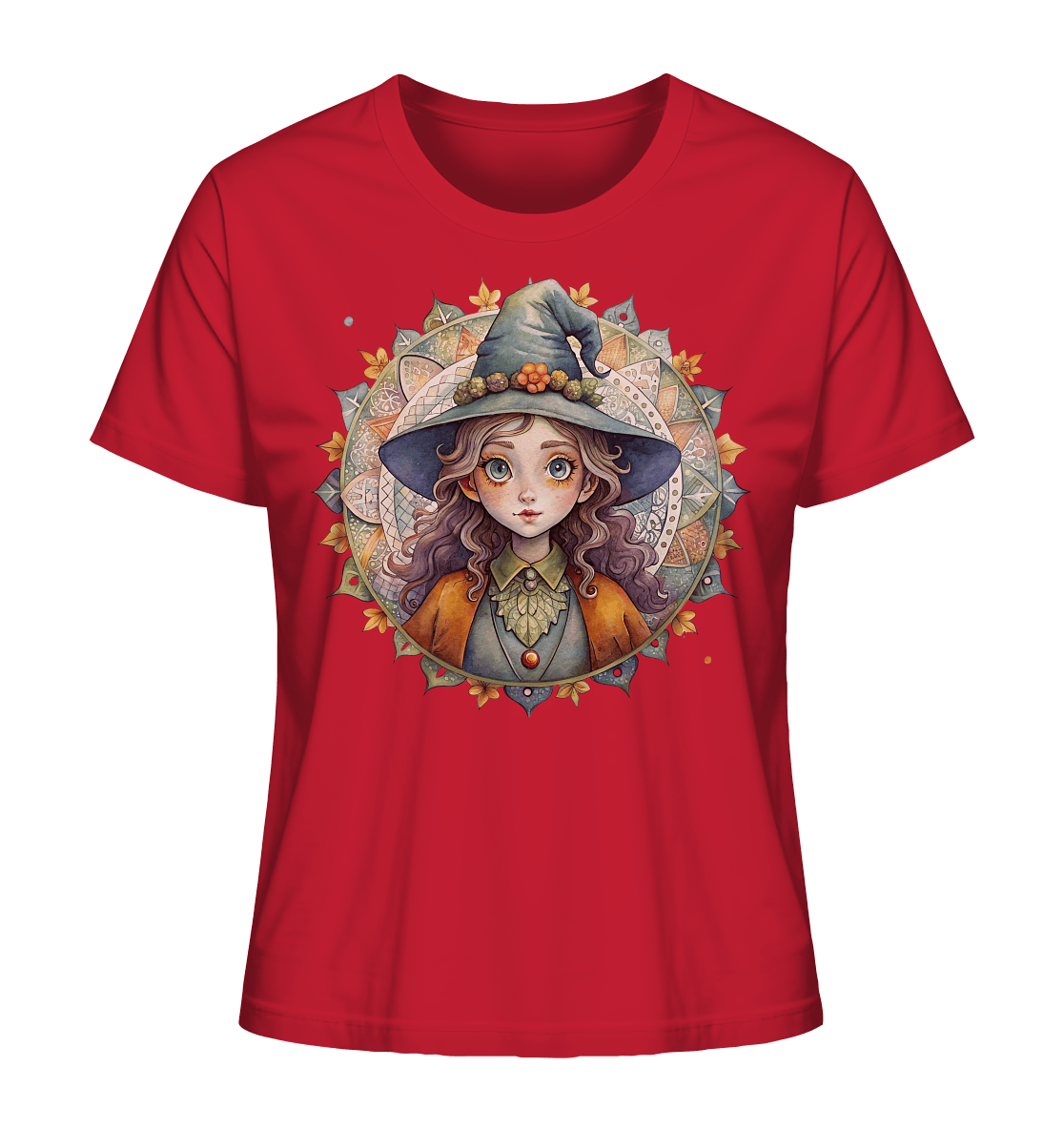 Kleine Hexe Mandala - Ladies Organic Shirt - ArtfulShenwyn