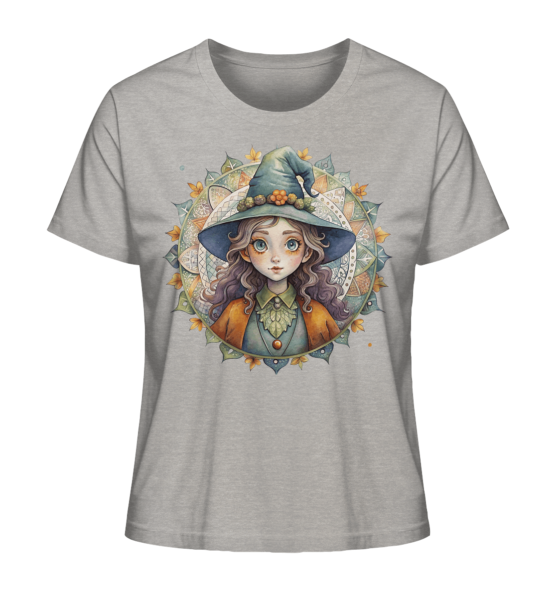 Kleine Hexe Mandala - Ladies Organic Shirt - ArtfulShenwyn