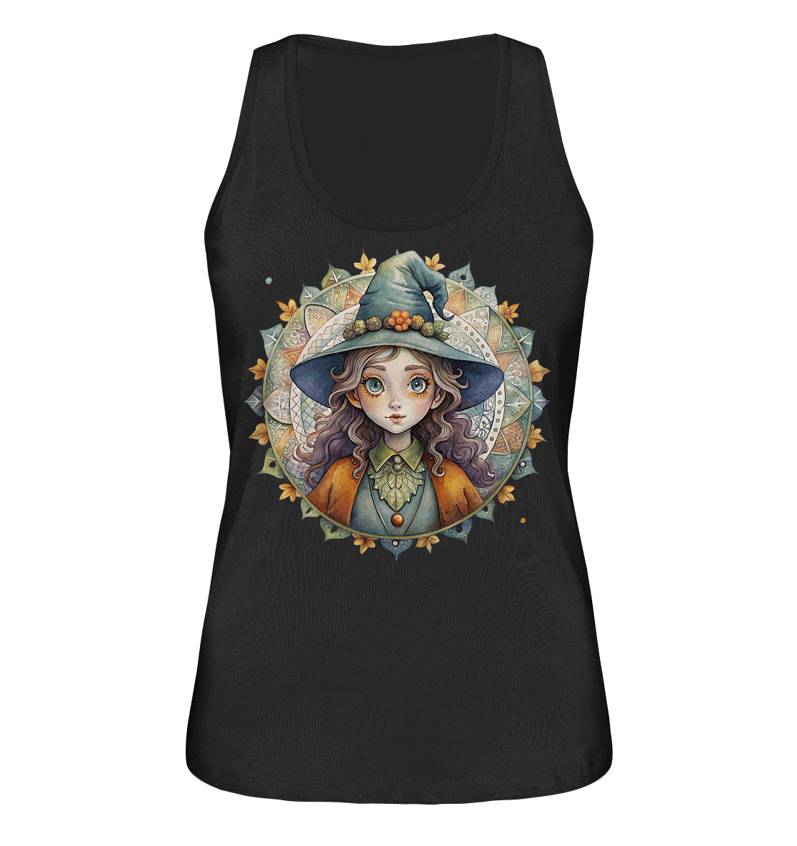 Kleine Hexe Mandala - Ladies Organic Tank-Top - ArtfulShenwyn