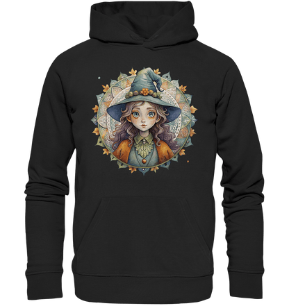 Kleine Hexe Mandala - Organic Basic Hoodie - ArtfulShenwyn