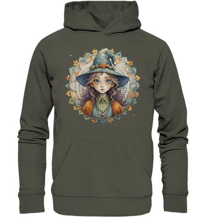 Kleine Hexe Mandala - Organic Basic Hoodie - ArtfulShenwyn