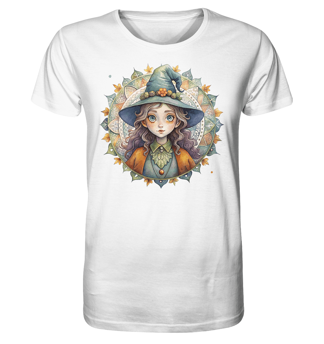 Kleine Hexe Mandala - Organic Basic Shirt - ArtfulShenwyn