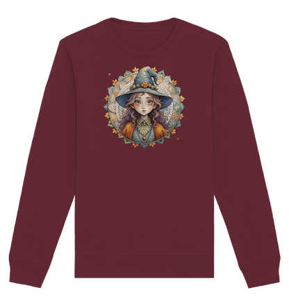 Kleine Hexe Mandala - Organic Basic Unisex Sweatshirt - ArtfulShenwyn