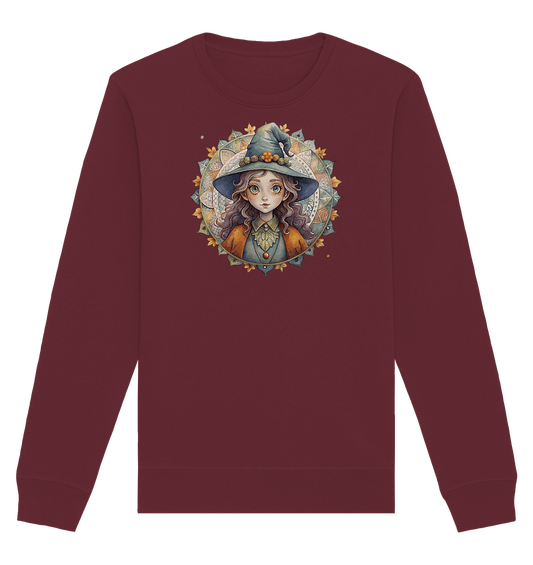 Kleine Hexe Mandala - Organic Basic Unisex Sweatshirt - ArtfulShenwyn