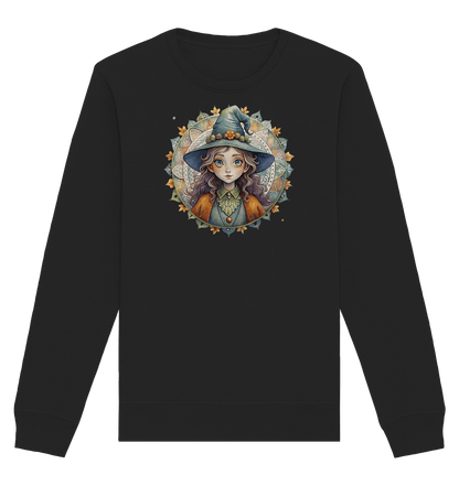 Kleine Hexe Mandala - Organic Basic Unisex Sweatshirt - ArtfulShenwyn