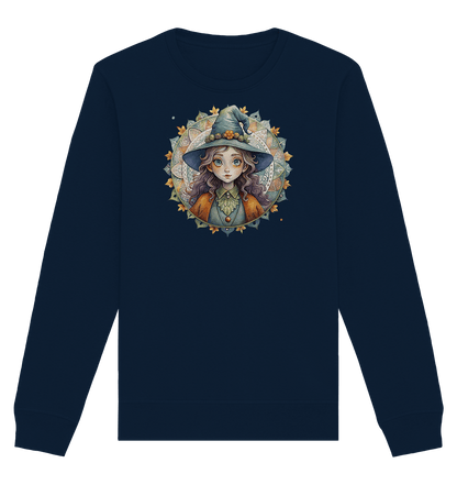 Kleine Hexe Mandala - Organic Basic Unisex Sweatshirt - ArtfulShenwyn