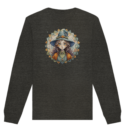 Kleine Hexe Mandala - Organic Basic Unisex Sweatshirt - ArtfulShenwyn