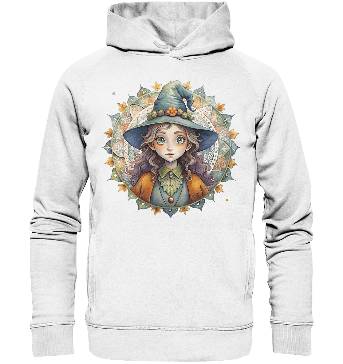 Kleine Hexe Mandala - Organic Fashion Hoodie - ArtfulShenwyn