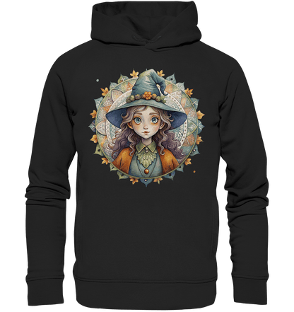 Kleine Hexe Mandala - Organic Fashion Hoodie - ArtfulShenwyn