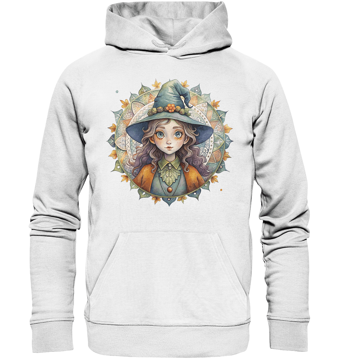 Kleine Hexe Mandala - Organic Hoodie - ArtfulShenwyn