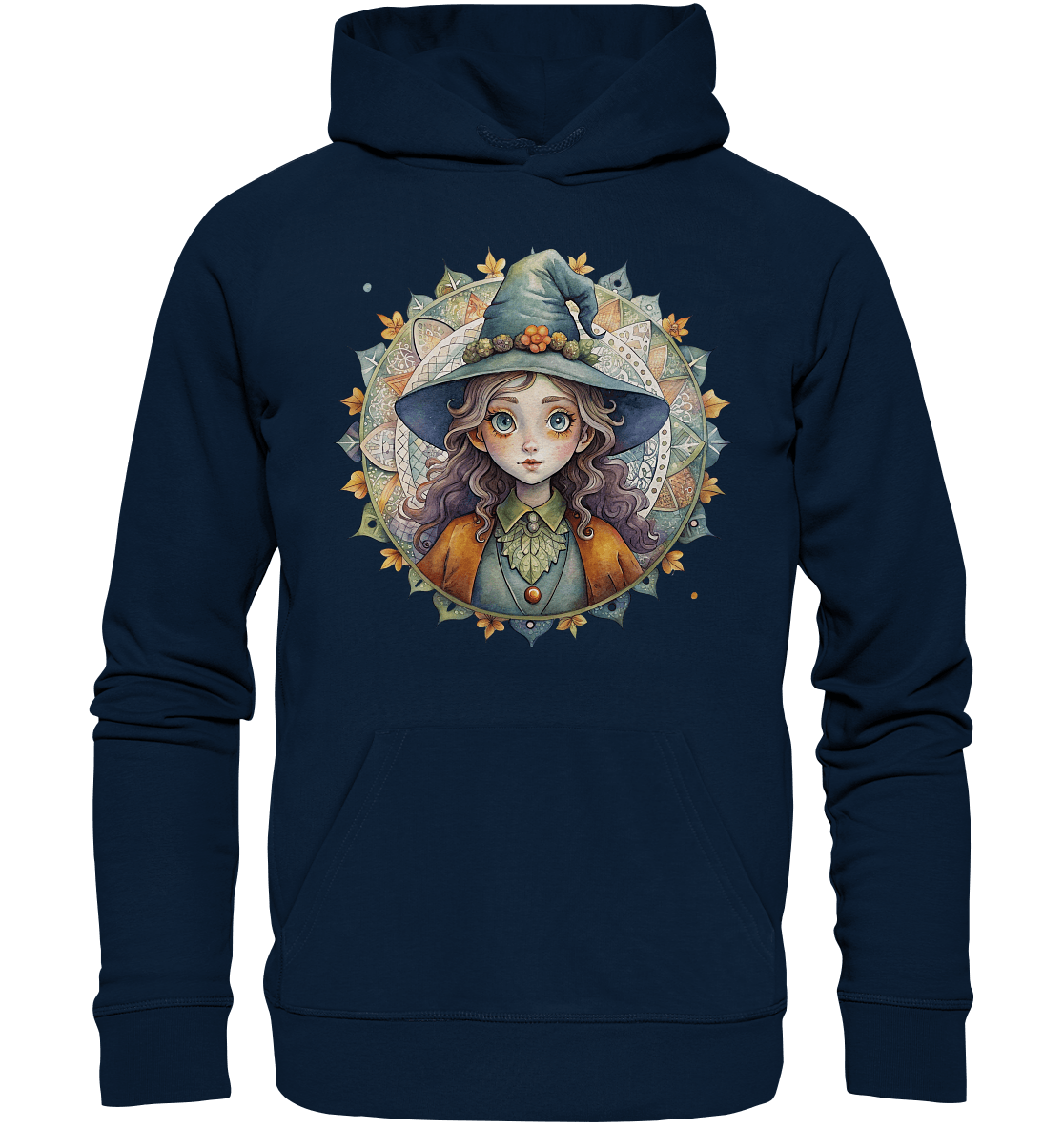 Kleine Hexe Mandala - Organic Hoodie - ArtfulShenwyn