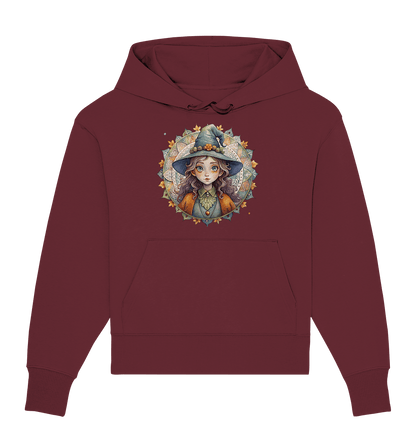 Kleine Hexe Mandala - Organic Oversize Hoodie - ArtfulShenwyn