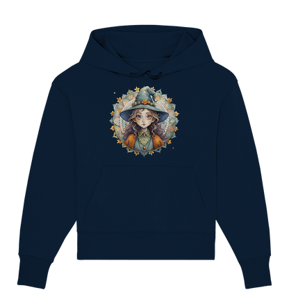 Kleine Hexe Mandala - Organic Oversize Hoodie - ArtfulShenwyn