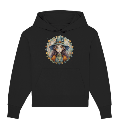 Kleine Hexe Mandala - Organic Oversize Hoodie - ArtfulShenwyn