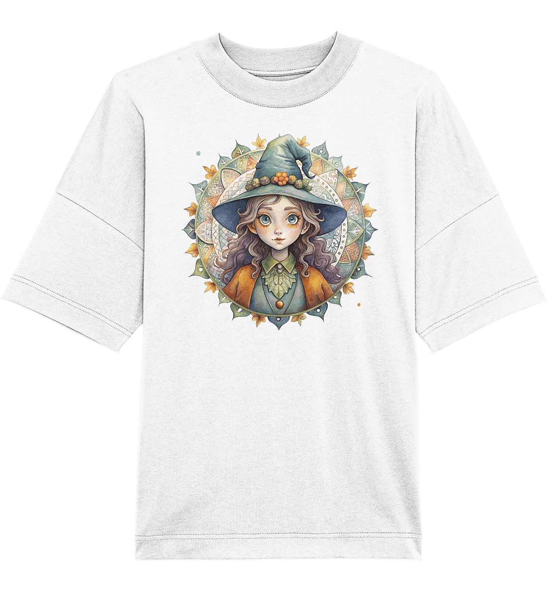 Kleine Hexe Mandala - Organic Oversize Shirt - ArtfulShenwyn