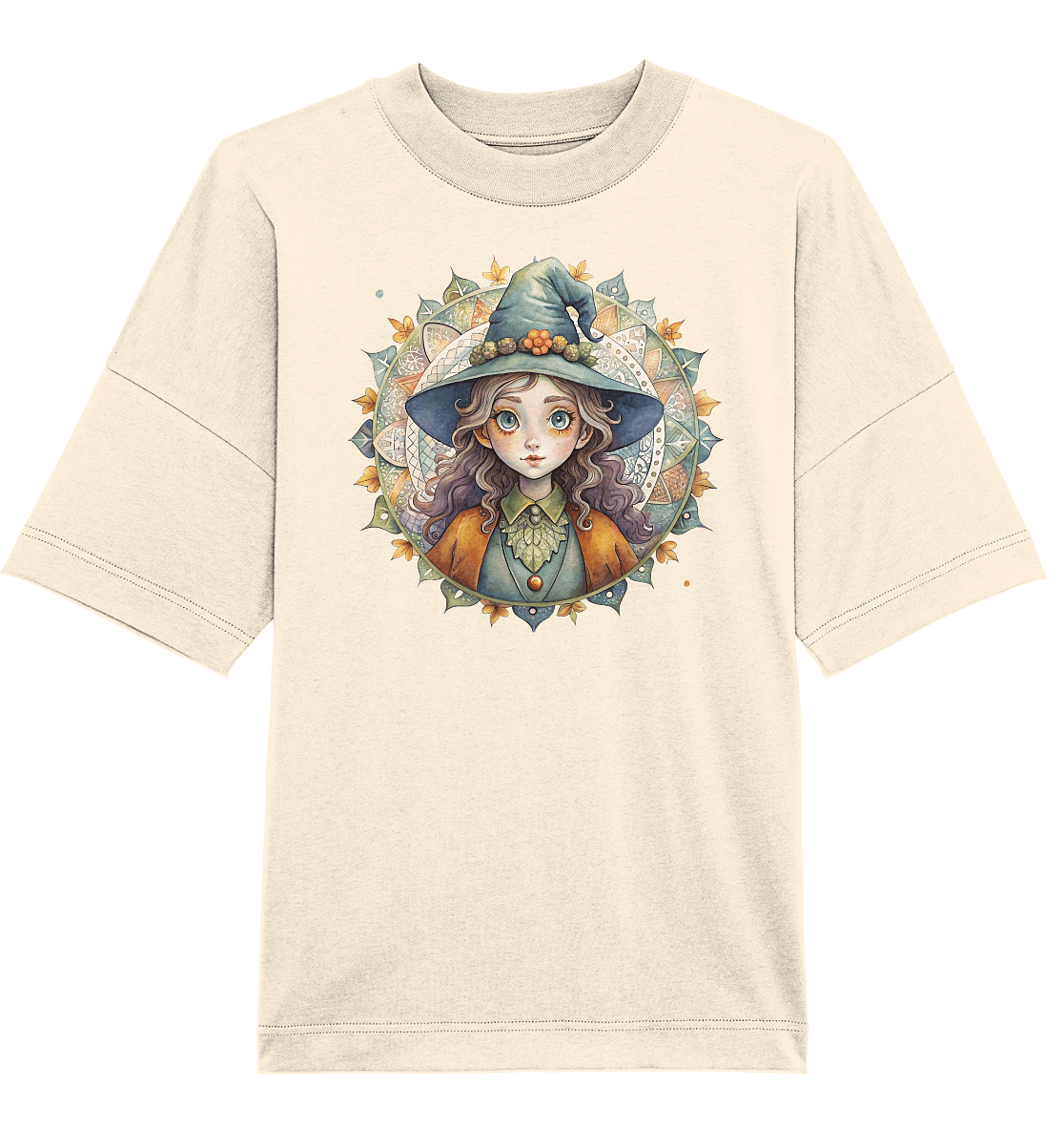 Kleine Hexe Mandala - Organic Oversize Shirt - ArtfulShenwyn