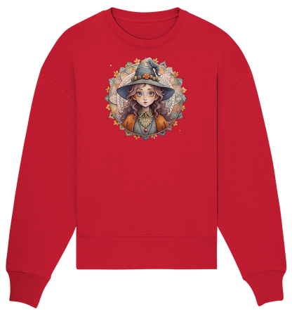 Kleine Hexe Mandala - Organic Oversize Sweatshirt - ArtfulShenwyn