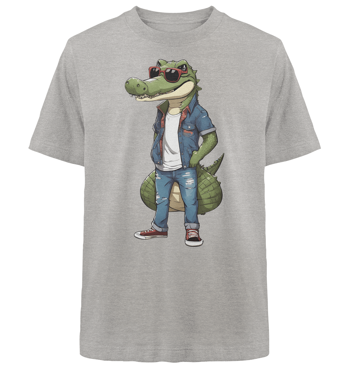 Krokodil - Heavy Oversized Organic Shirt - ArtfulShenwyn