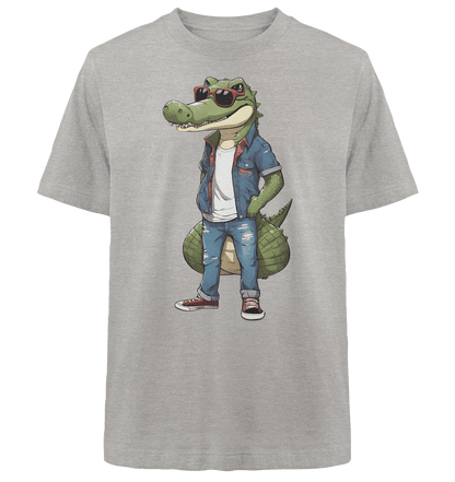 Krokodil - Heavy Oversized Organic Shirt - ArtfulShenwyn