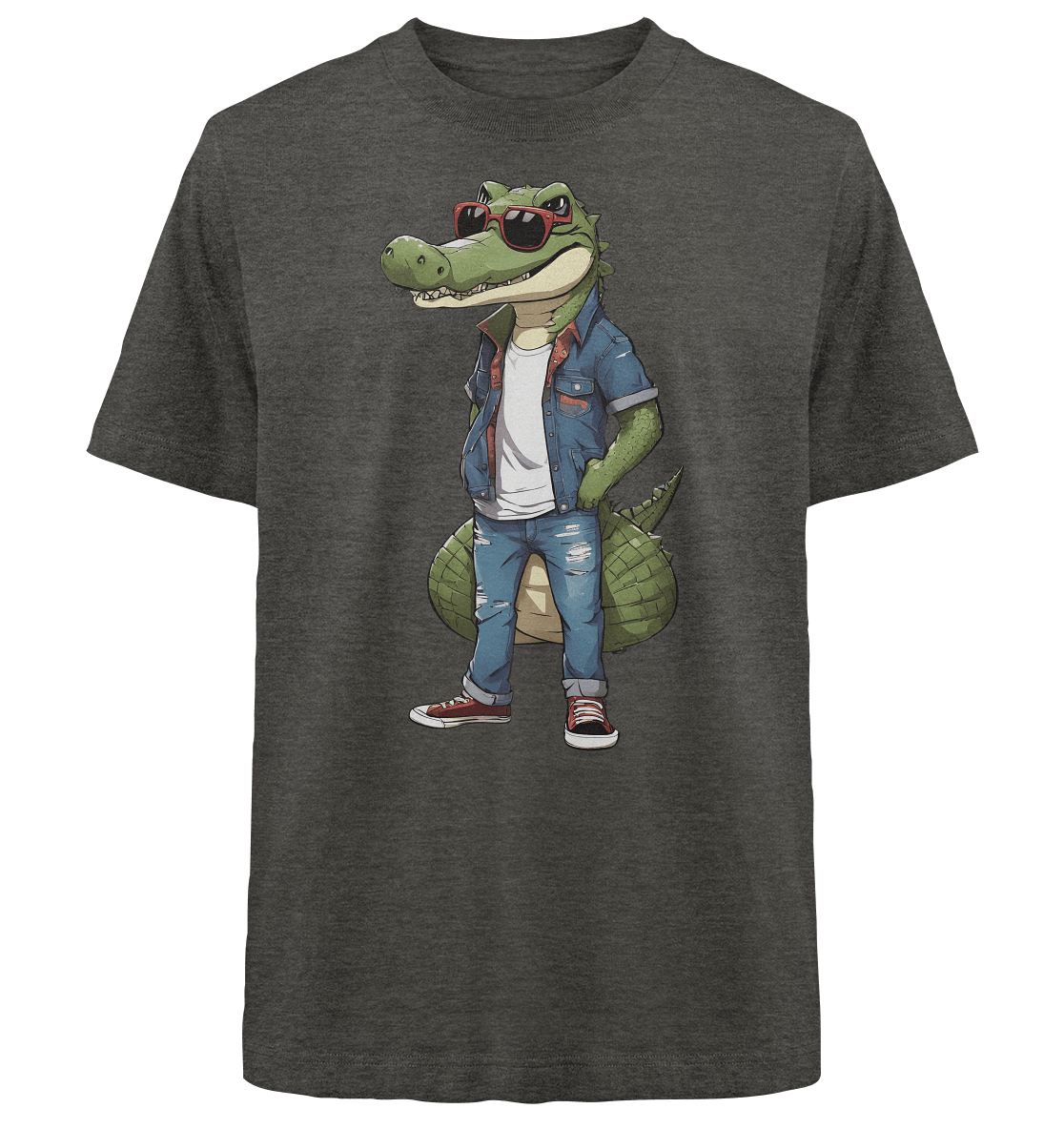 Krokodil - Heavy Oversized Organic Shirt - ArtfulShenwyn