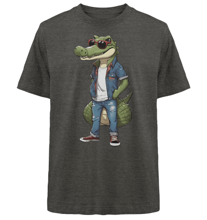 Krokodil - Heavy Oversized Organic Shirt - ArtfulShenwyn