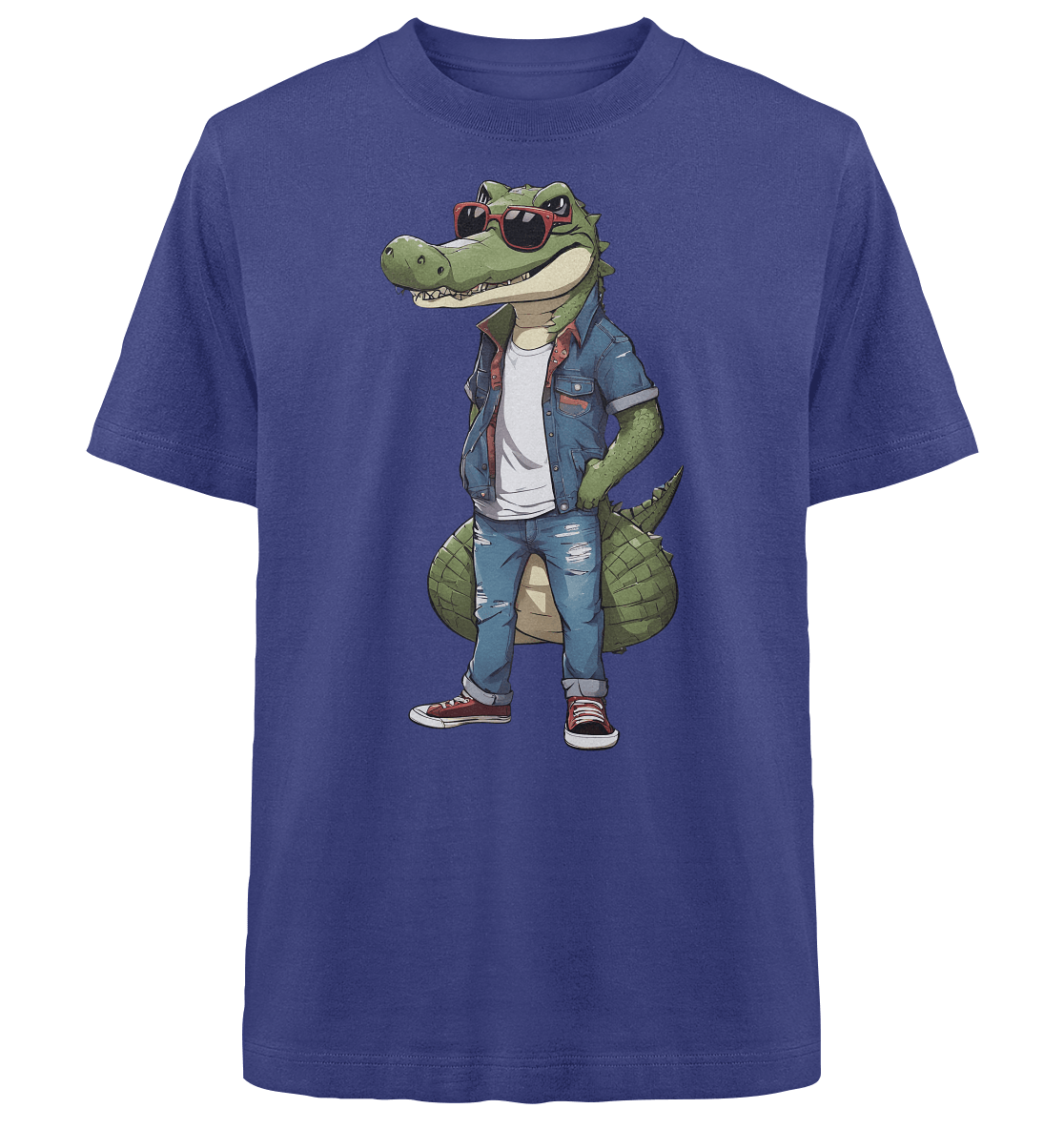 Krokodil - Heavy Oversized Organic Shirt - ArtfulShenwyn