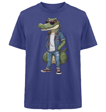 Krokodil - Heavy Oversized Organic Shirt - ArtfulShenwyn