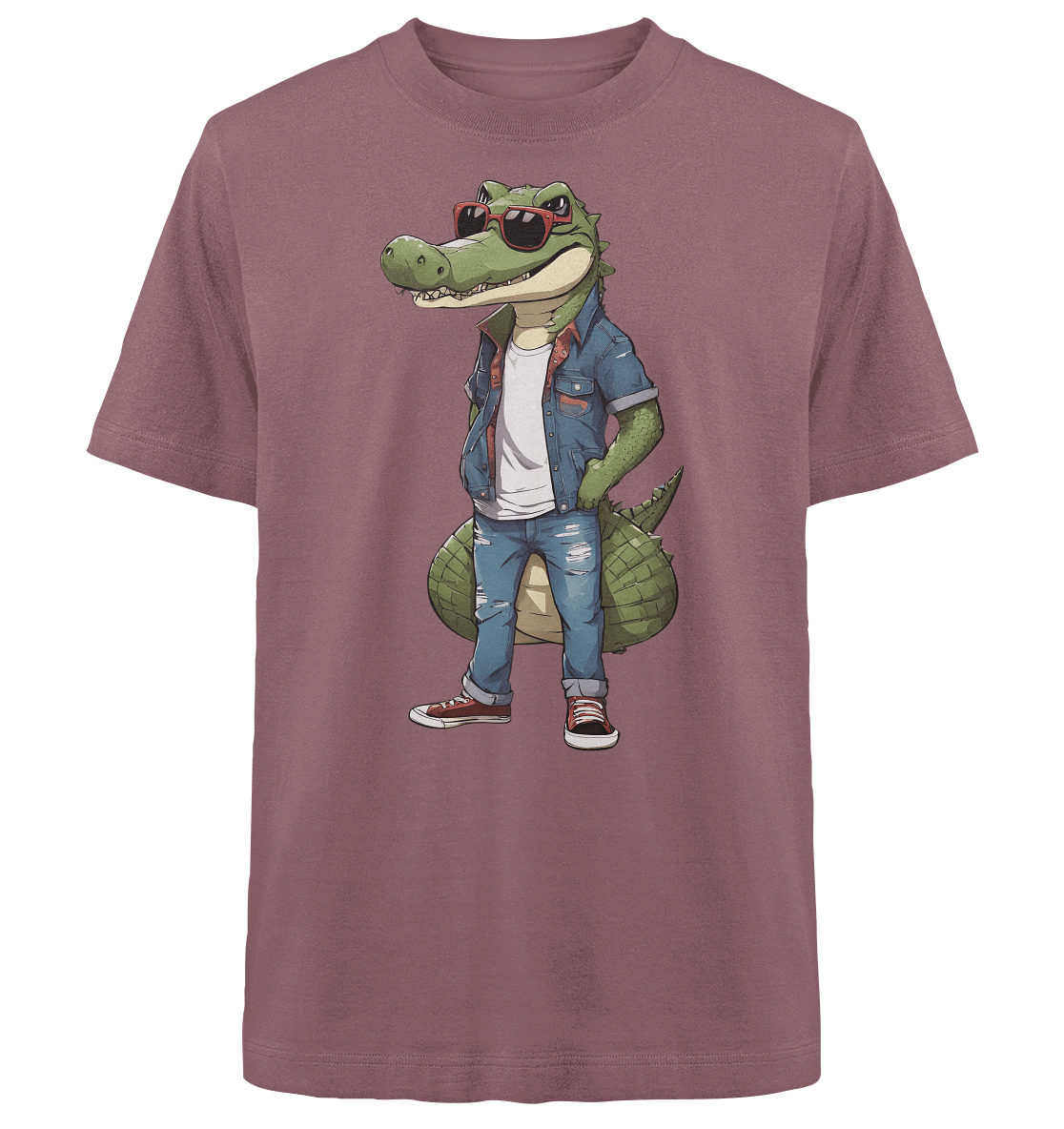 Krokodil - Heavy Oversized Organic Shirt - ArtfulShenwyn