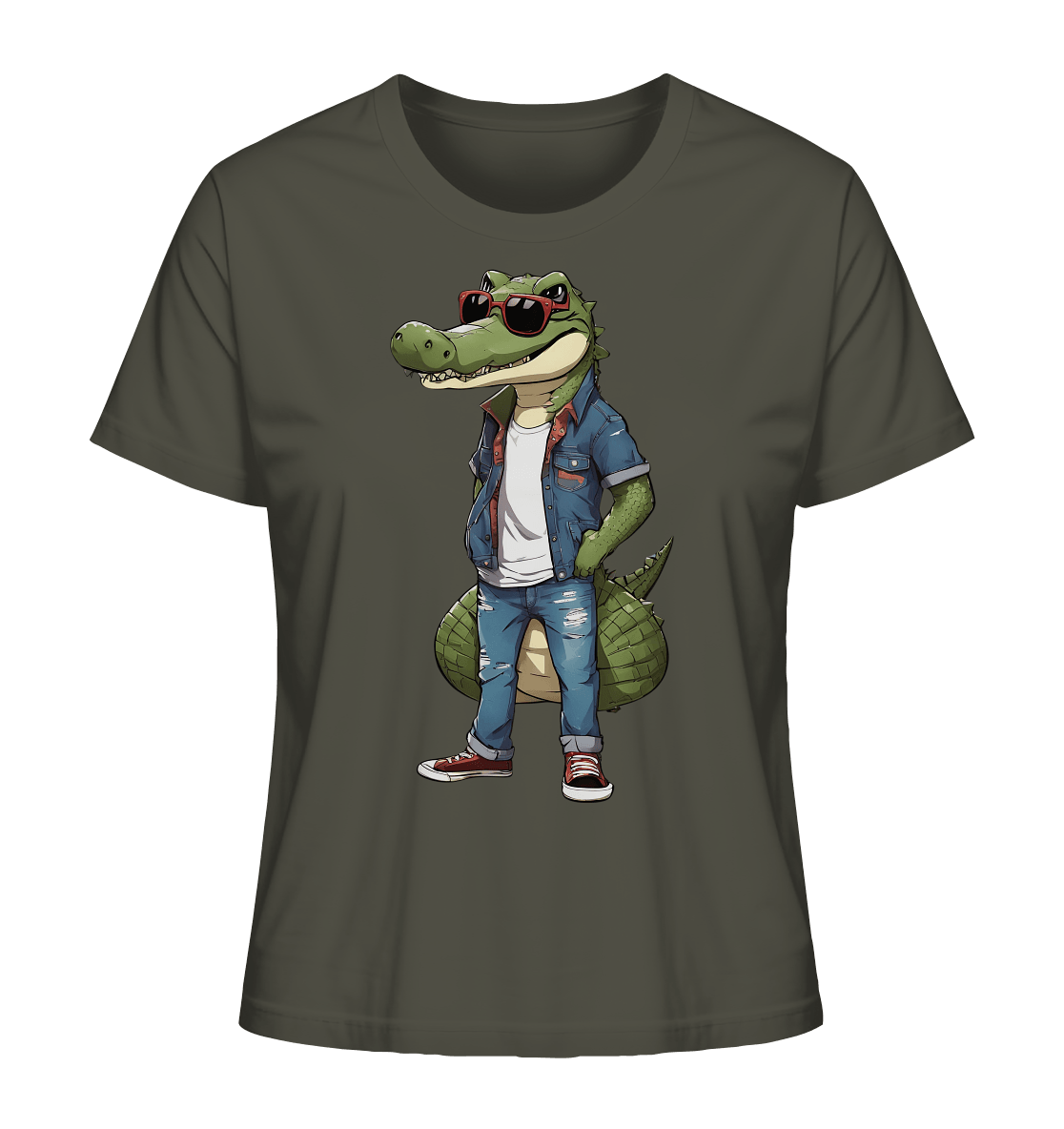 Krokodil - Ladies Organic Shirt - ArtfulShenwyn