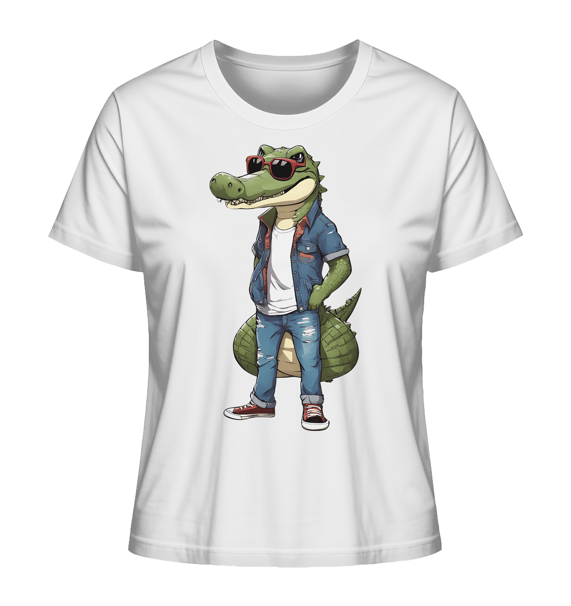 Krokodil - Ladies Organic Shirt - ArtfulShenwyn