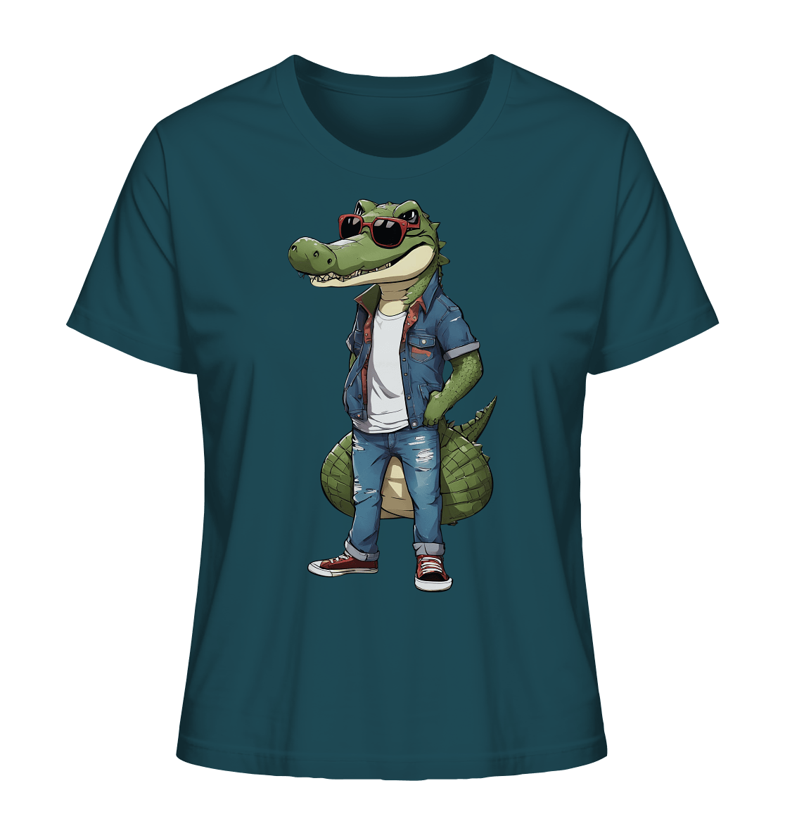 Krokodil - Ladies Organic Shirt - ArtfulShenwyn