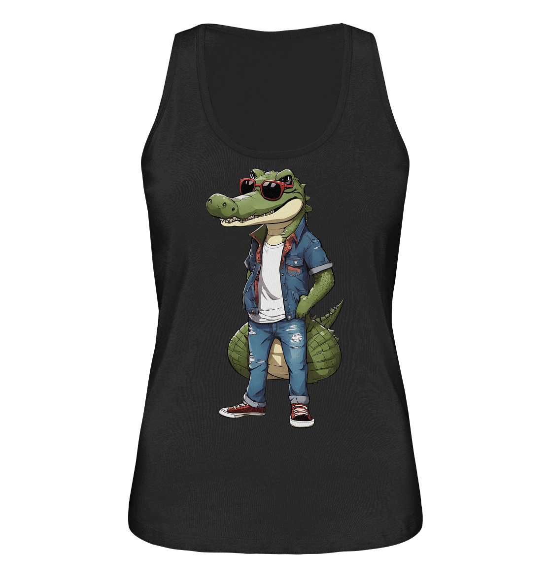 Krokodil - Ladies Organic Tank-Top - ArtfulShenwyn