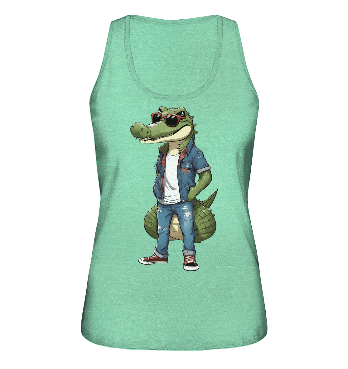 Krokodil - Ladies Organic Tank-Top - ArtfulShenwyn