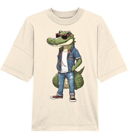 Krokodil - Organic Oversize Shirt - ArtfulShenwyn