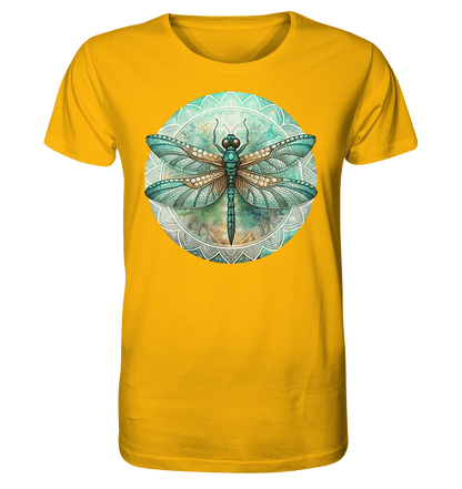 Libelle grün Mandala - Organic Shirt - ArtfulShenwyn