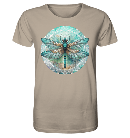 Libelle grün Mandala - Organic Shirt - ArtfulShenwyn