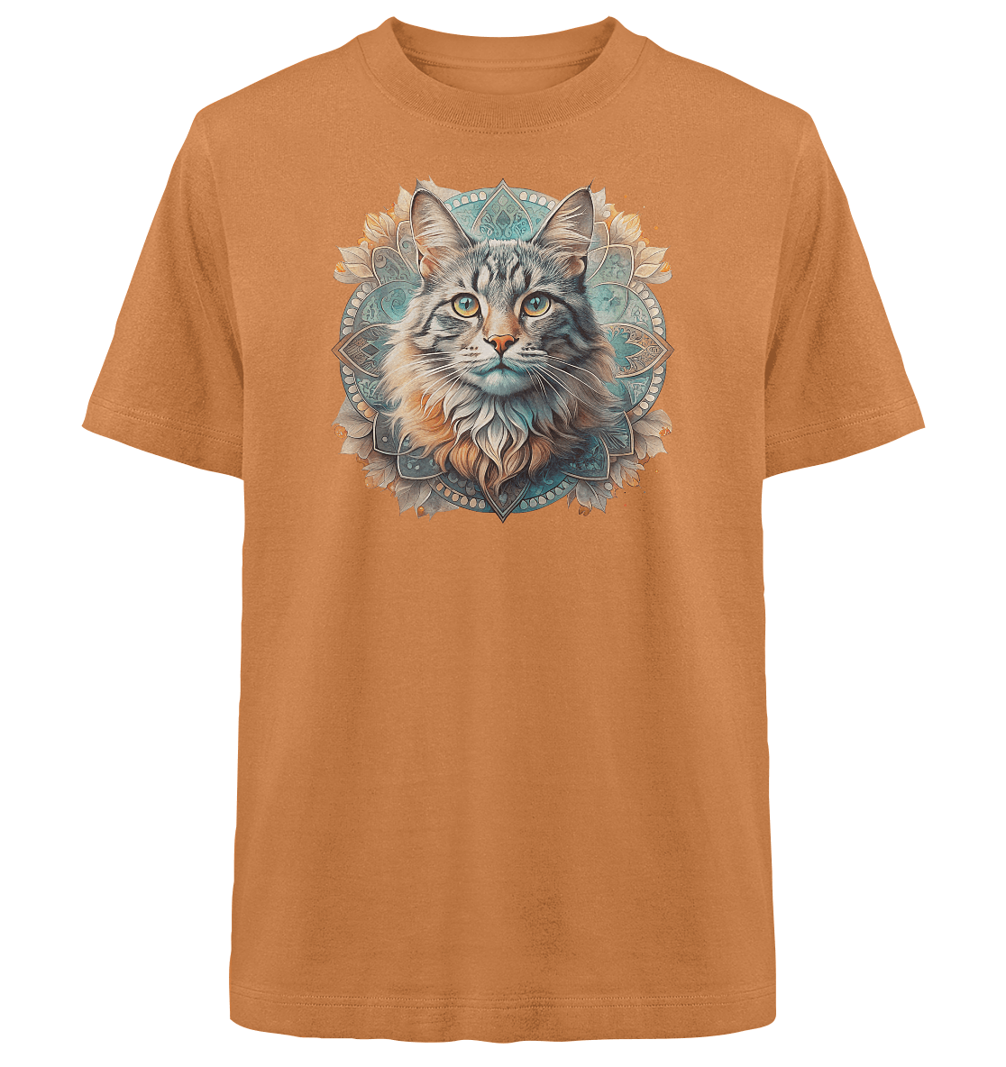 Mystic Cat - Heavy Oversized Organic Shirt - ArtfulShenwyn