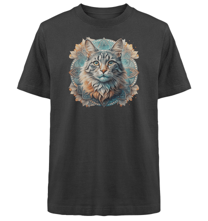 Mystic Cat - Heavy Oversized Organic Shirt - ArtfulShenwyn