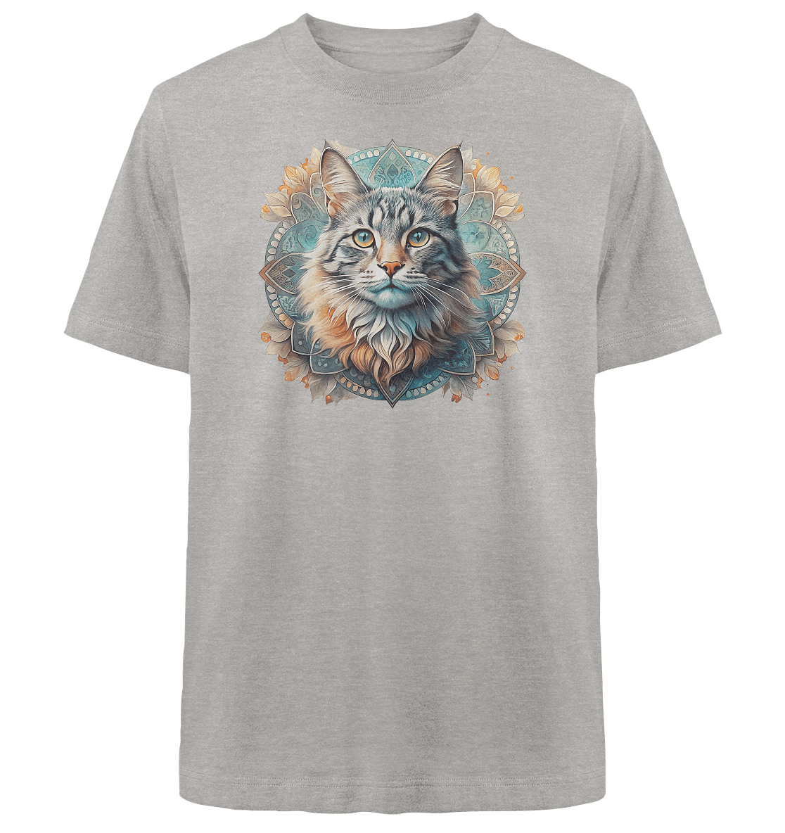 Mystic Cat - Heavy Oversized Organic Shirt - ArtfulShenwyn