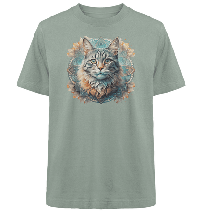 Mystic Cat - Heavy Oversized Organic Shirt - ArtfulShenwyn