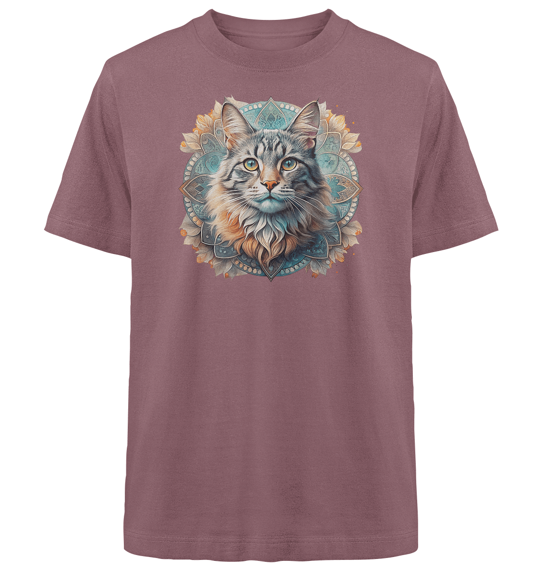 Mystic Cat - Heavy Oversized Organic Shirt - ArtfulShenwyn