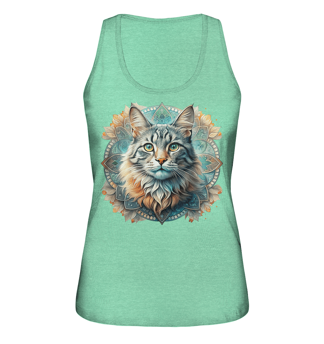 Mystic Cat - Ladies Organic Tank-Top - ArtfulShenwyn