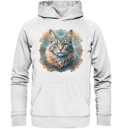 Mystic Cat - Organic Basic Hoodie - ArtfulShenwyn