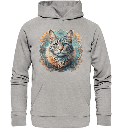 Mystic Cat - Organic Basic Hoodie - ArtfulShenwyn