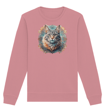 Mystic Cat - Organic Basic Unisex Sweatshirt - ArtfulShenwyn