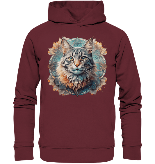 Mystic Cat - Organic Fashion Hoodie - ArtfulShenwyn