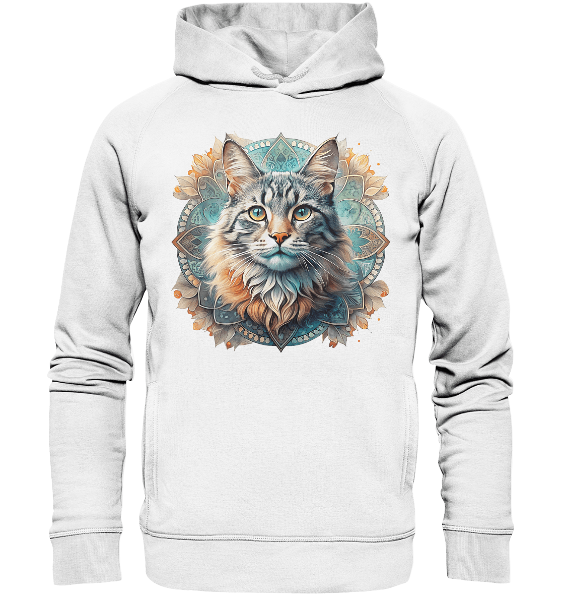 Mystic Cat - Organic Fashion Hoodie - ArtfulShenwyn