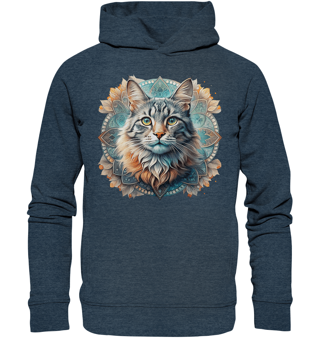 Mystic Cat - Organic Fashion Hoodie - ArtfulShenwyn