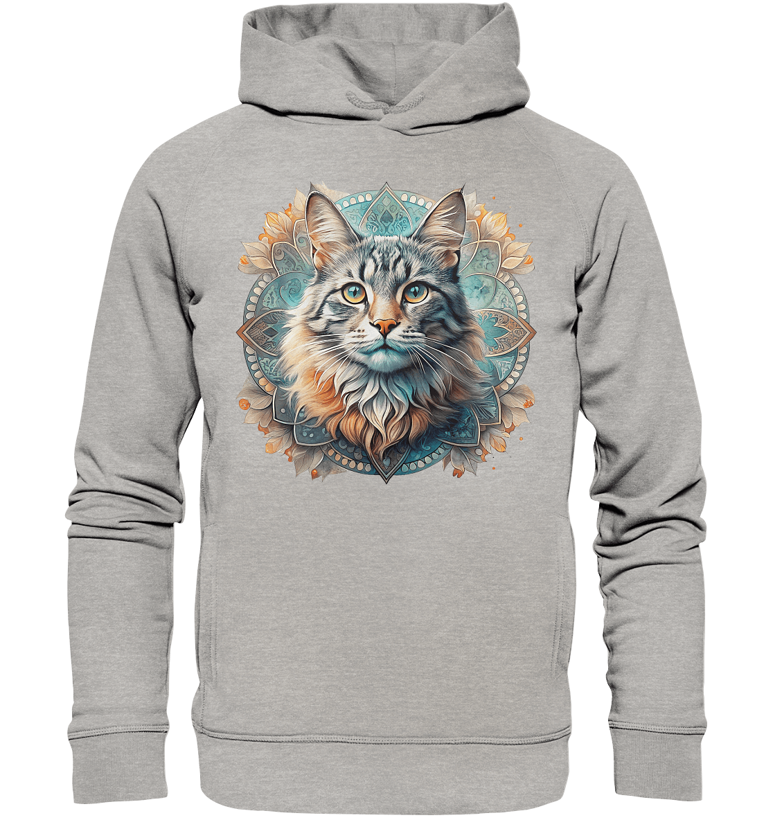 Mystic Cat - Organic Fashion Hoodie - ArtfulShenwyn